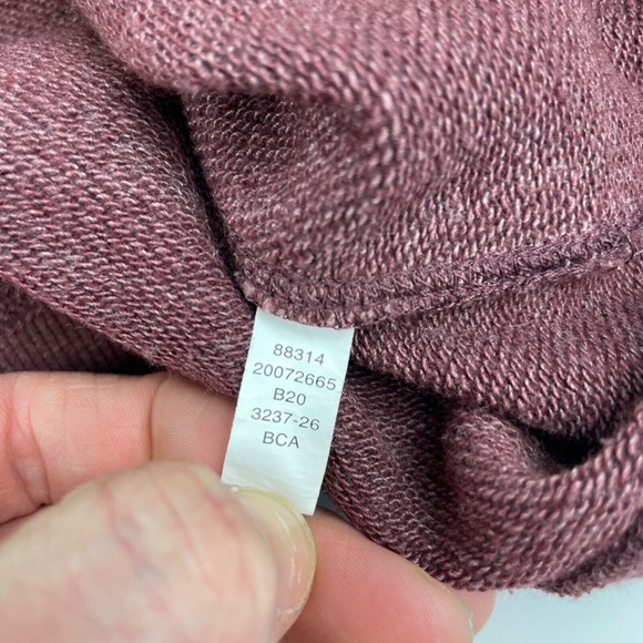 Duluth Trading Men's Size XL Relaxed Fit 1/4 Zip Loophole Burgundy Sweater Vest - Picture 3 of 5